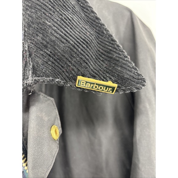 Barbour Bedale Thornproof Vintage A104 Black C48 Jacket Waxed Special Edition - Picture 4 of 16